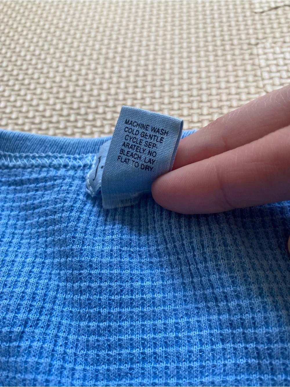 J. Crew classic waffle